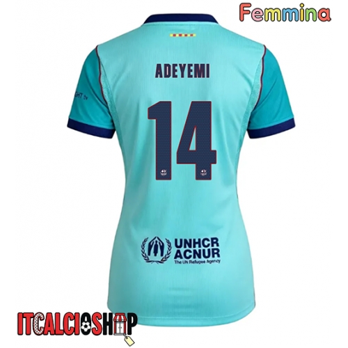 Barcelona Karim Adeyemi #14 Terza Maglia Femmina 2026-27 Manica Corta